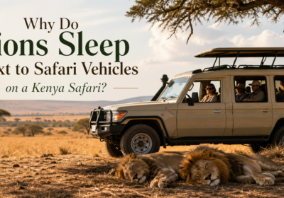 Why Do Lions Sleep Next to Safari Vehicles on a Kenya Safari?